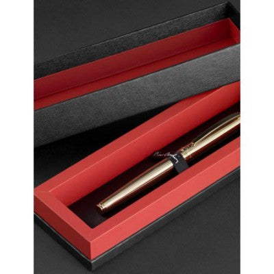 Branded Promotional PIERRE CARDIN LUSTROUS ROLLERBALL PEN in Gold Pen From Concept Incentives.