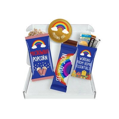 Branded Promotional MAILING PACK MAXI POST BOX with 4 Items Chocolate From Concept Incentives.