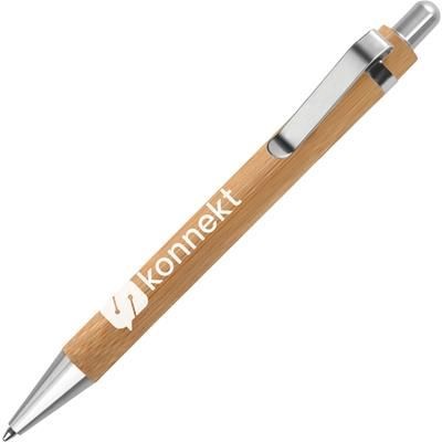 Branded Promotional RODEO BAMBOO BALL PEN Pen From Concept Incentives.