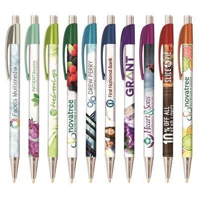 Branded Promotional LEBEAU SILVER CHROME PEN Pen From Concept Incentives.