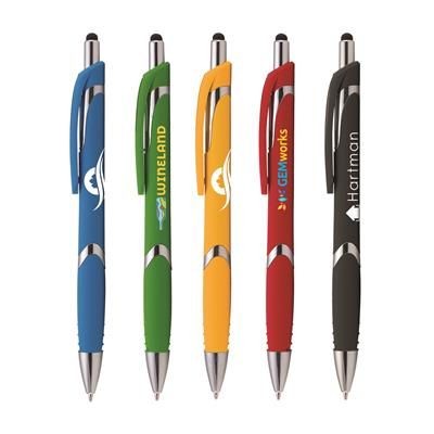 Branded Promotional JOPLIN BRIGHT STYLUS PEN Pen From Concept Incentives.