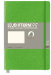 Branded Promotional LEUCHTTURM1917 SOFTCOVER PAPERBACK B6+ NOTE BOOK in Green Jotter From Concept Incentives.