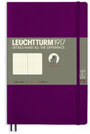 Branded Promotional LEUCHTTURM1917 SOFTCOVER PAPERBACK B6+ NOTE BOOK in Purple Jotter From Concept Incentives.