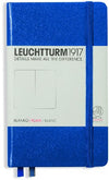 Branded Promotional LEUCHTTURM 1917 SOFTCOVER POCKET A6 NOTE BOOK in Royal Blue Notebook from Concept Incentives
