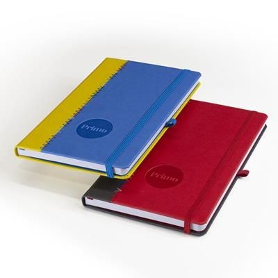 Branded Promotional PRIMO PU COMBI NOTE BOOK Jotter From Concept Incentives.
