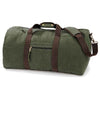 Branded Promotional DESERT CANVAS HOLDALL in Green Bag from Concept Incentives