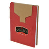 Branded Promotional A6 PECKHAM NOTEBOOK in Red Jotter From Concept Incentives.