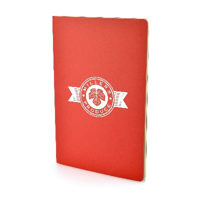 Branded Promotional A5 RAYNE NOTE BOOK in Red Jotter From Concept Incentives.