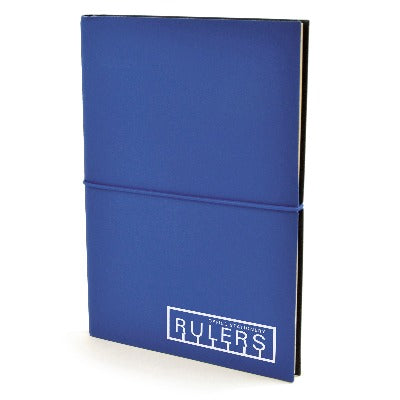 Branded Promotional A5 CENTRE NOTEBOOK in Blue from Concept Incentives