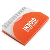 Branded Promotional A7 SPIRAL NOTEBOOK in Orange from Concept Incentives