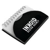 Branded Promotional A7 SPIRAL NOTEBOOK in Black from Concept Incentives