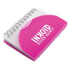 Branded Promotional A7 SPIRAL NOTEBOOK in Pink from Concept Incentives