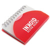 Branded Promotional A7 SPIRAL NOTEBOOK in Red from Concept Incentives
