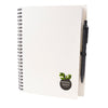 Branded Promotional A5 INTIMO NOTEBOOK Note Pad in White From Concept Incentives.