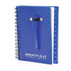 Branded Promotional B7 CANAPUS NOTEBOOK in Blue From Concept Incentives.