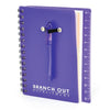Branded Promotional B7 CANAPUS NOTEBOOK in Blue From Concept Incentives.