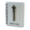Branded Promotional B7 CANAPUS NOTEBOOK in Grey From Concept Incentives.