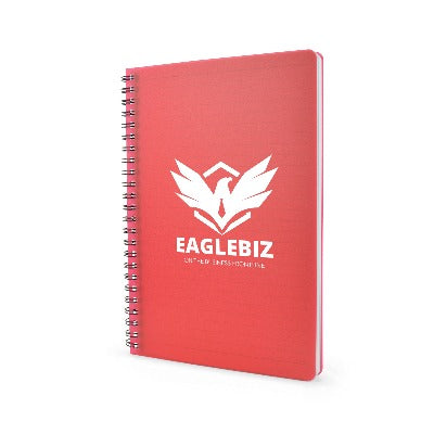 Branded Promotional A5 REYNOLDS NOTE BOOK in Red Jotter From Concept Incentives.