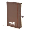 Branded Promotional A6 MOLE NOTEBOOK in Brown from Concept Incentives