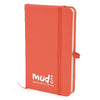 Branded Promotional A6 MOLE NOTEBOOK in Red from Concept Incentives