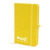 Branded Promotional A6 MOLE NOTEBOOK in Yellow from Concept Incentives