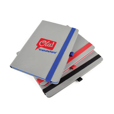Branded Promotional A5 ASHURST NOTEBOOK from Concept Incentives
