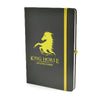 Branded Promotional A5 BOWLAND NOTEBOOK in Yellow from Concept Incentives