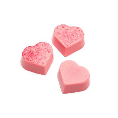Branded Promotional RASBERRY HEART CHOCOLATE TRUFFLES from Concept Incentives