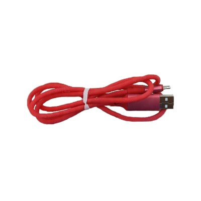 Branded Promotional REACTIVE CHARGER CABLE in Red Cable From Concept Incentives.