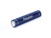Branded Promotional BEAM PORTABLE CYLINDRICAL STYLE POWER BANK Charger in Blue From Concept Incentives.