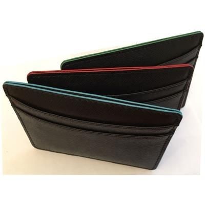 Branded Promotional SAFFIANO E4 CREDIT CARD WALLET Credit Card Holder From Concept Incentives.