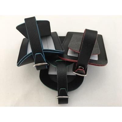 Branded Promotional SAFFIANO LUGGAGE TAG Luggage Tag From Concept Incentives.