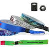 Branded Promotional SMOOTH SATIN WRISTBAND with Plastic Sliding Clip Closure Sydney Wrist Band From Concept Incentives.