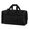 Branded Promotional CANNES SPORTS HOLDALL OR OVERNIGHT TRAVEL BAG in Black Bag From Concept Incentives.