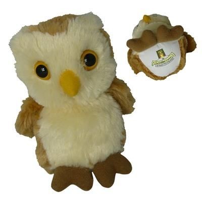 Branded Promotional SOFT TOY OWL with Print on Chest Soft Toy From Concept Incentives.
