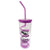 Branded Promotional SPIRO BEAKER with Straw Cup Plastic From Concept Incentives.