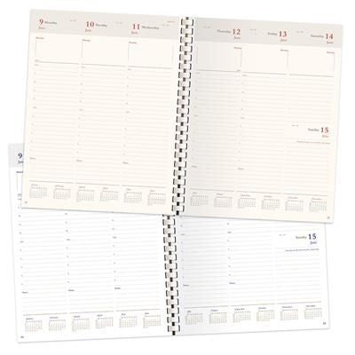 Branded Promotional DESK DIARY INSERT Diary From Concept Incentives.