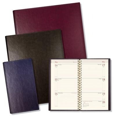 Branded Promotional EUROHIDE SPIRAL COMB BOUND DIARY Diary From Concept Incentives.