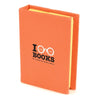 Branded Promotional HARDBACK FLAG PAD in Orange Note Pad From Concept Incentives.