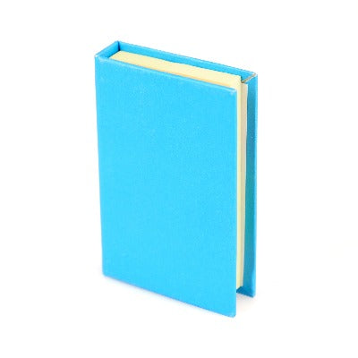 Branded Promotional HARDBACK FLAG PAD in Cyan Note Pad From Concept Incentives.
