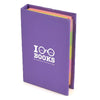 Branded Promotional HARDBACK FLAG PAD in Purple Note Pad From Concept Incentives.