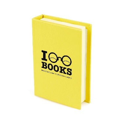 Branded Promotional HARDBACK FLAG PAD in Yellow Note Pad From Concept Incentives.