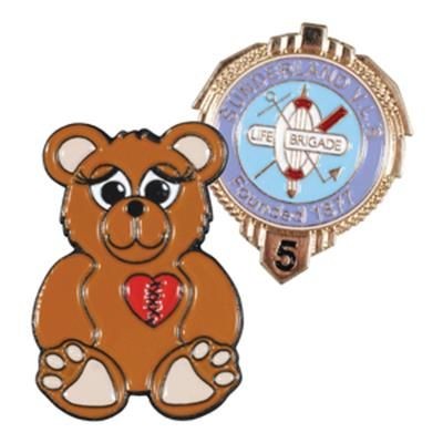 Branded Promotional STEEL SOFT ENAMEL METAL LAPEL PIN BADGE Badge From Concept Incentives.