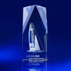 Branded Promotional STEEPLE AWARD CRYSTAL Award From Concept Incentives.