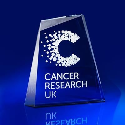 Branded Promotional SUMMIT PEAK TROPHY AWARD CRYSTAL Award From Concept Incentives.