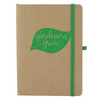 Branded Promotional SORRELL NOTE BOOK NATURAL in Green Jotter From Concept Incentives.