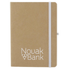 Branded Promotional SORRELL NOTE BOOK NATURAL in White Jotter From Concept Incentives.