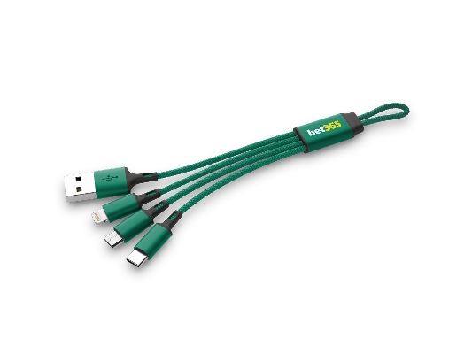 Branded Promotional CHIC USB CHARGER CABLE Cable From Concept Incentives.