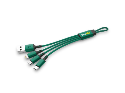 Branded Promotional CHIC USB CHARGER CABLE Cable From Concept Incentives.