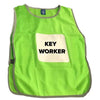 Branded Promotional PRINTED KEYWORKER TABARD with Reflective Border Medical From Concept Incentives.